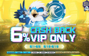 Hawkplay vip cash back bonus