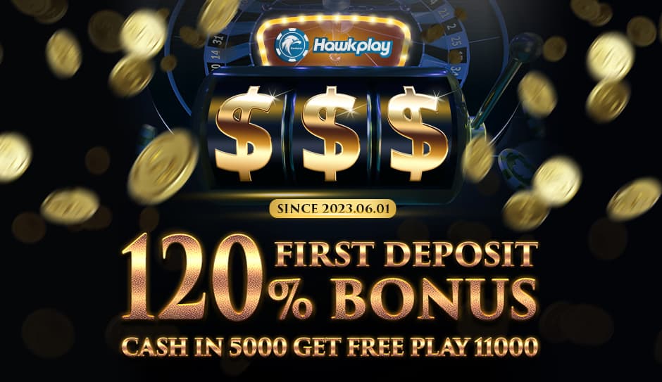 Hawkplay frist deposit bonus details